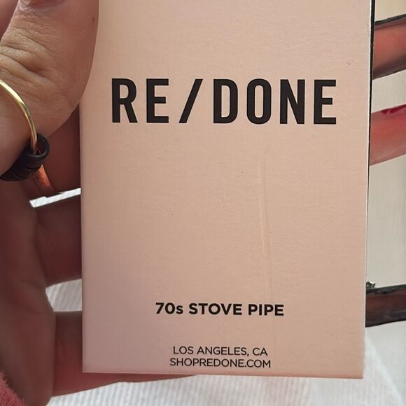 ReDone Originals 70s Stove Pipe in White Destroyed‎ Womens Size 31 - Picture 6 of 11